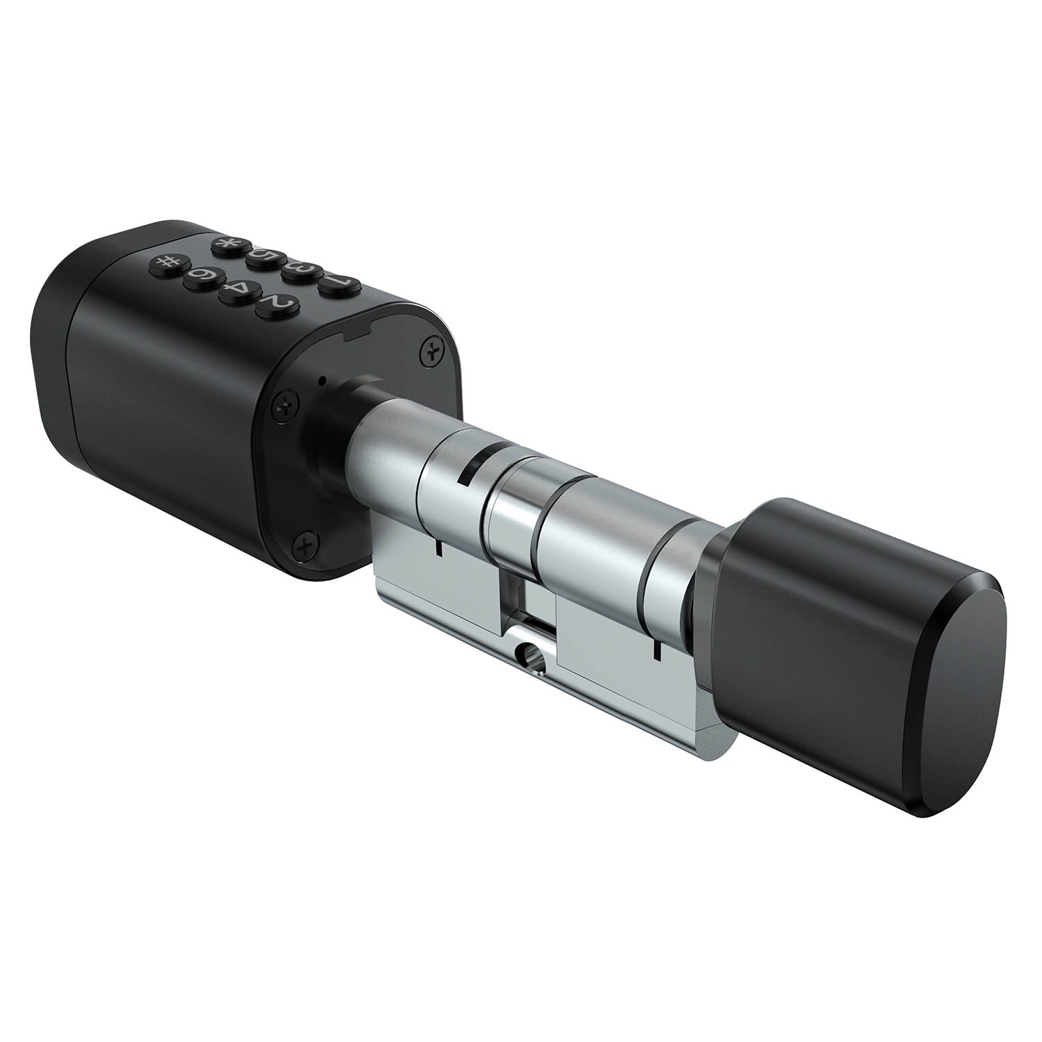 Cilindro electrónico para puertas instalación rápida-Rentsody Lock C1